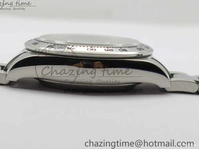 MiroTime 0319 TechFriendly Daytona 116520 SS UBF Best Edition Ice Blue MOP Crystal Markers Dial on SS Bracelet A 2938